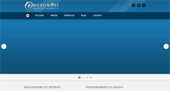 Desktop Screenshot of ingegnosi.it
